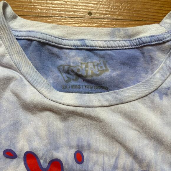 Kool-Aid purple white tie dyed short sleeve graphic shirt SIZE XL - Picture 3 of 5